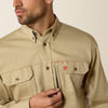 Ariat Mens FR Solid Vent Work Shirt