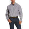 Ariat Mens FR Twill Durastretch Work Shirt Grey - 10027885