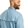 Ariat Mens FR Vented Work Shirt Blue