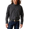 Ariat Mens Felix Fitted Print Shirt Black - 10065785