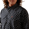 Ariat Mens Felix Fitted Print Shirt Black - 10065785