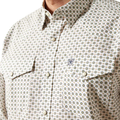 Ariat Mens Fenn Classic Fit Shirt White - 10065784
