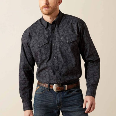 Ariat Mens Finnigan Classic Fit Shirt Black - 10065962