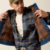 Ariat Mens Flannel Lined Trucker Jacket Nate - 10078964
