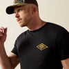 Ariat Mens Fort Knox Locks T-Shirt Black - 10079499