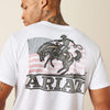 Ariat Mens Freedom Flow T-Shirt White - 10080253