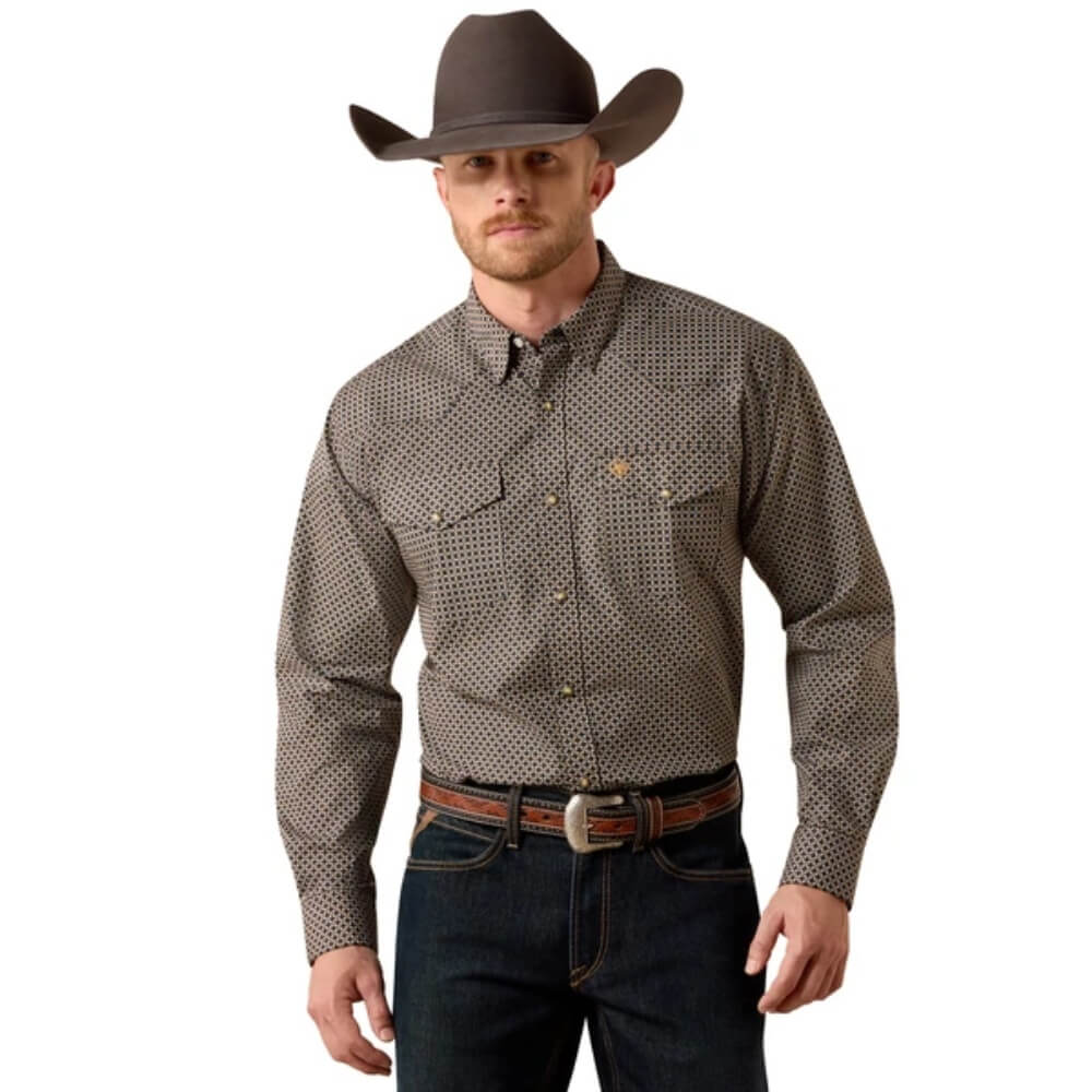 Ariat Mens Frey Geo Print Snap Shirt - 10073622
