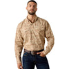 Ariat Mens Fynn Snap Shirt Irish Cream - 10073620