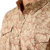 Ariat Mens Fynn Snap Shirt Irish Cream - 10073620