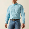 Ariat Mens Garmon Turquoise Shirt