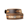 Ariat Mens Genuine Leather Belt Brown - A1043702