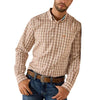 Ariat Mens Golden Plaid Ayden Shirt Oak - 10071756