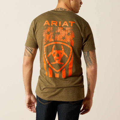 Ariat Mens Grain Flag T-Shirt