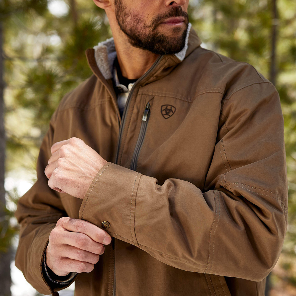 ariat mens grizzly canvas jacket