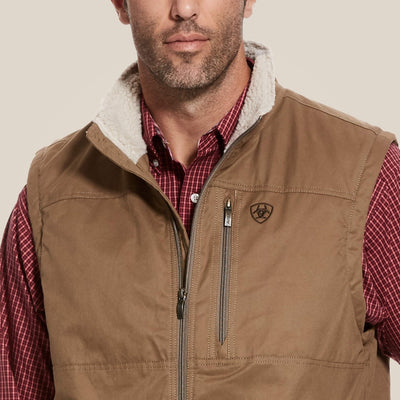 Ariat Mens Grizzly Canvas Vest - 10028416