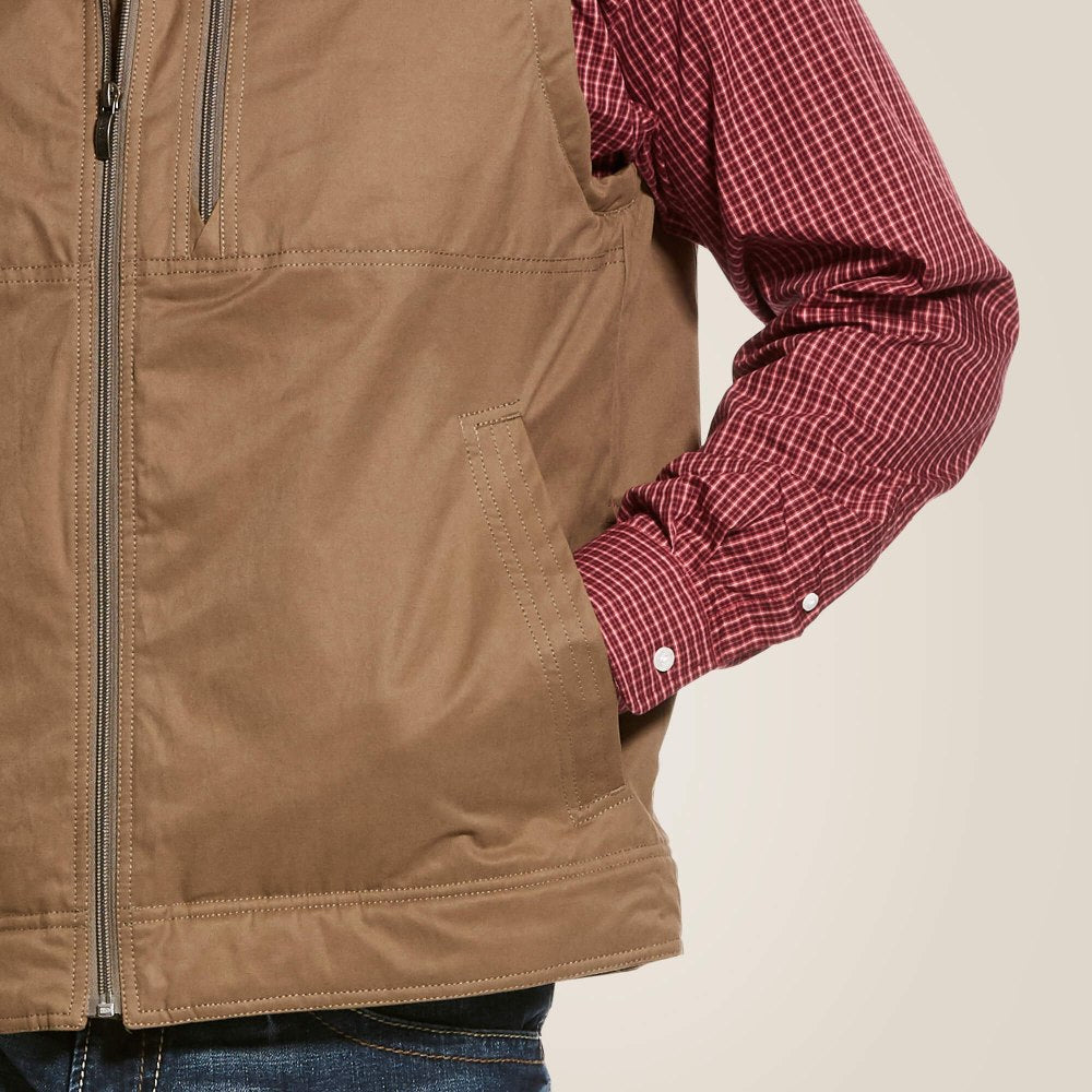 Ariat Mens Grizzly Canvas Vest - 10028416