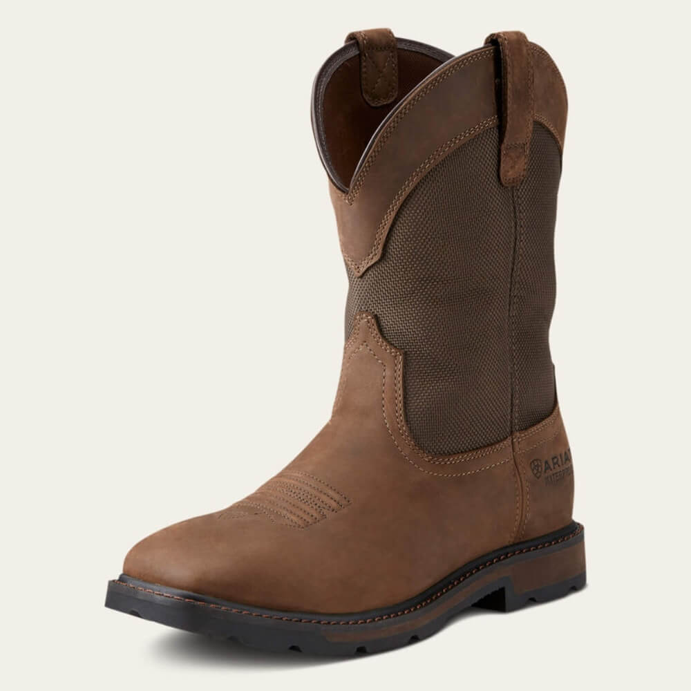 Ariat Mens Groundbreaker Steel Toe H20 Western Work Boots - 10015196