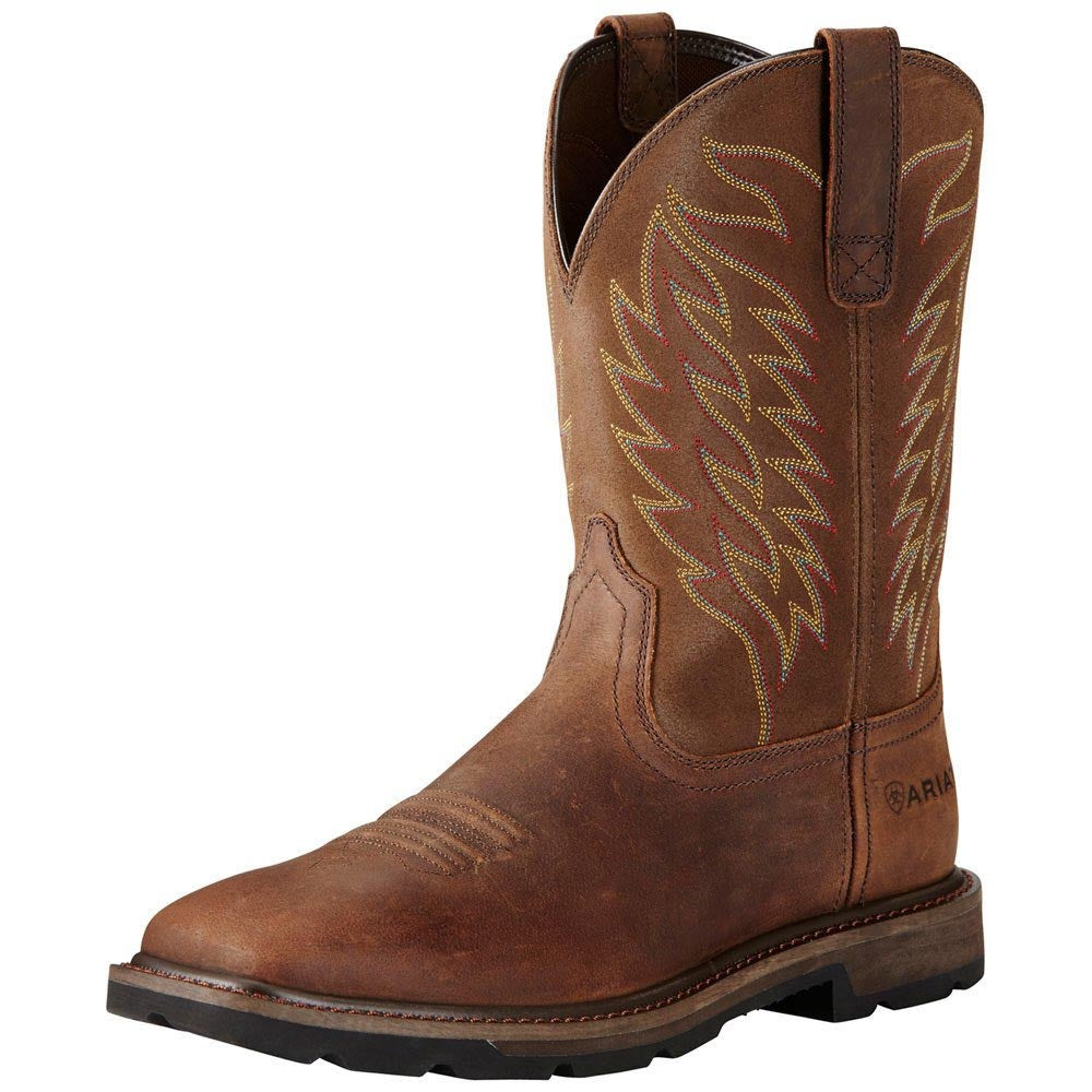 Ariat Mens Groundbreaker Steel Toe Western Work Boots - 10021108