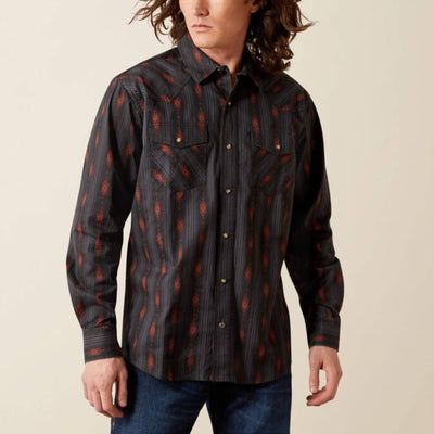 Ariat Mens Harrel Retro Fit Shirt Black - 10065786