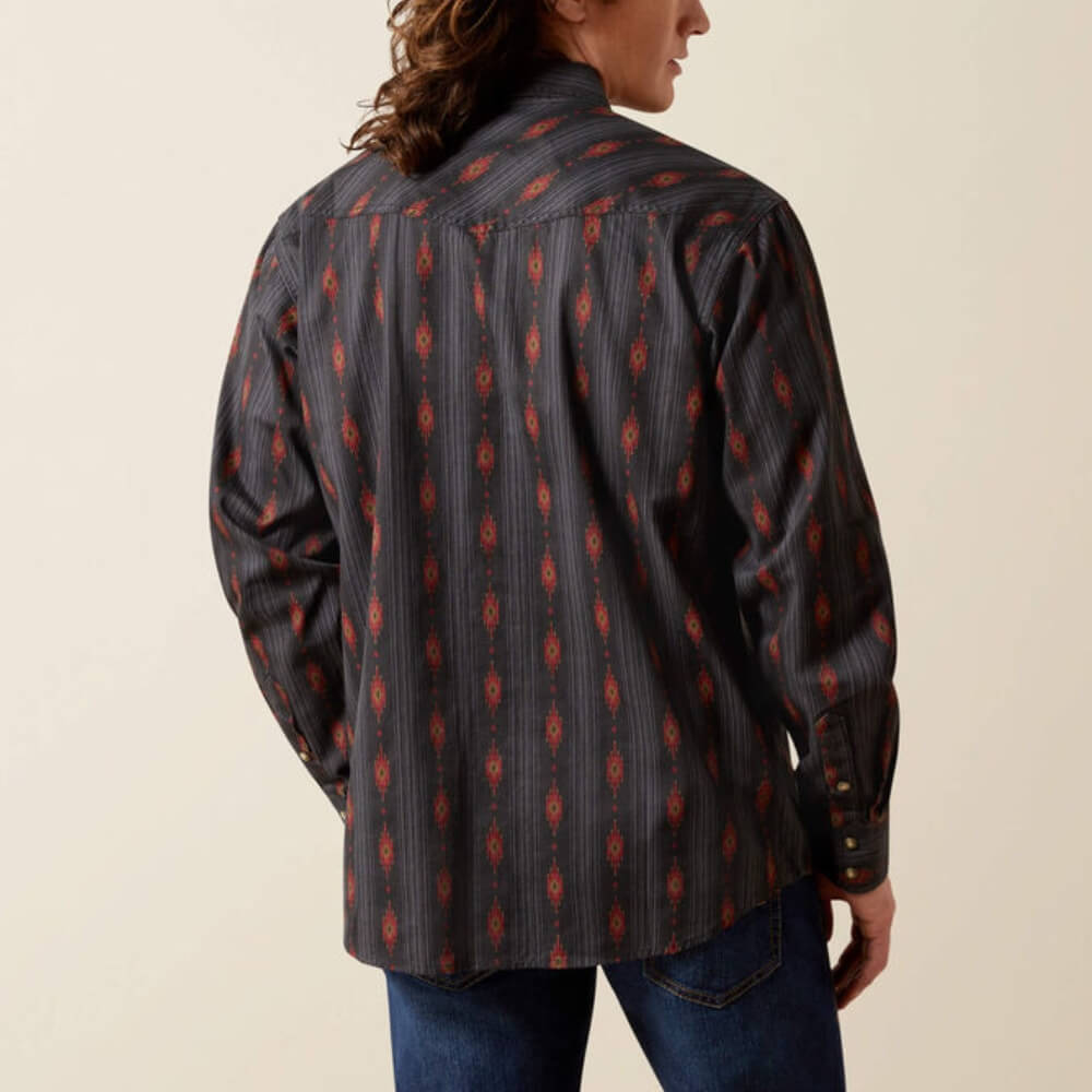 Ariat Mens Harrel Retro Fit Shirt Black - 10065786