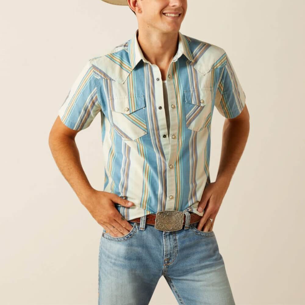 Ariat Mens Hilton Retro Fit Snap Shirt
