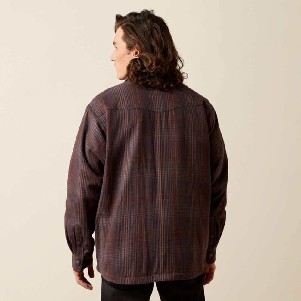 Ariat Mens Holbrook Retro Shirt Jacket Brown - 10065818