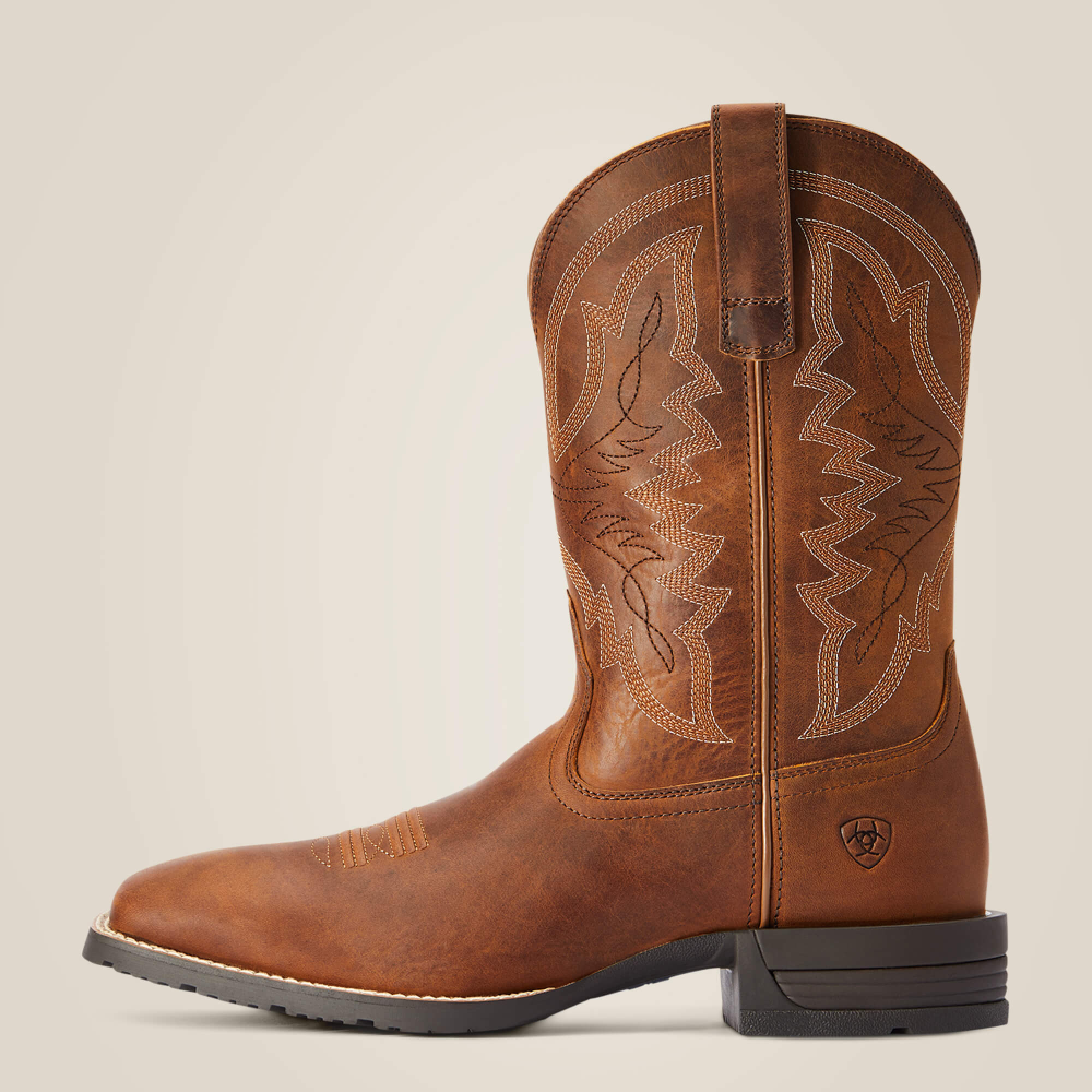 Ariat Mens Hybrid Ranchwork Western Boots