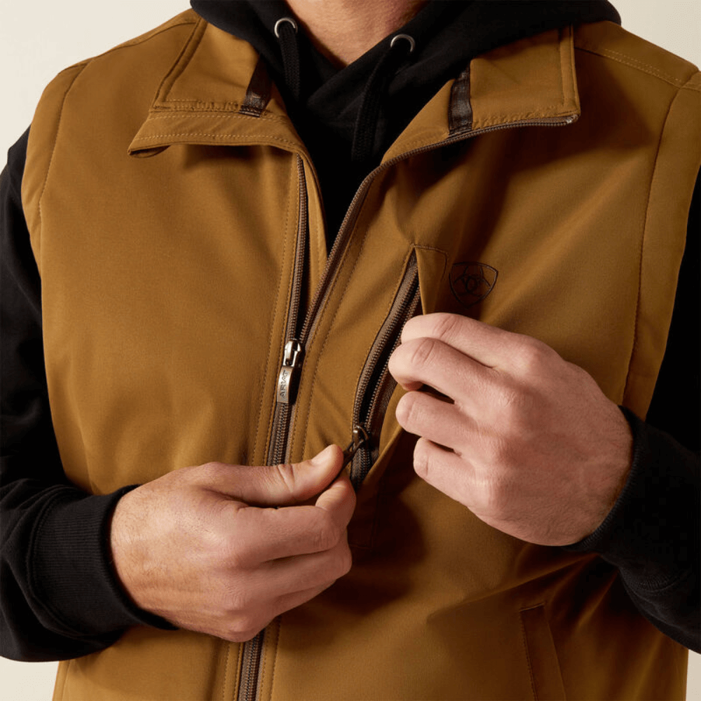 Ariat Mens Insulated Vest Khaki