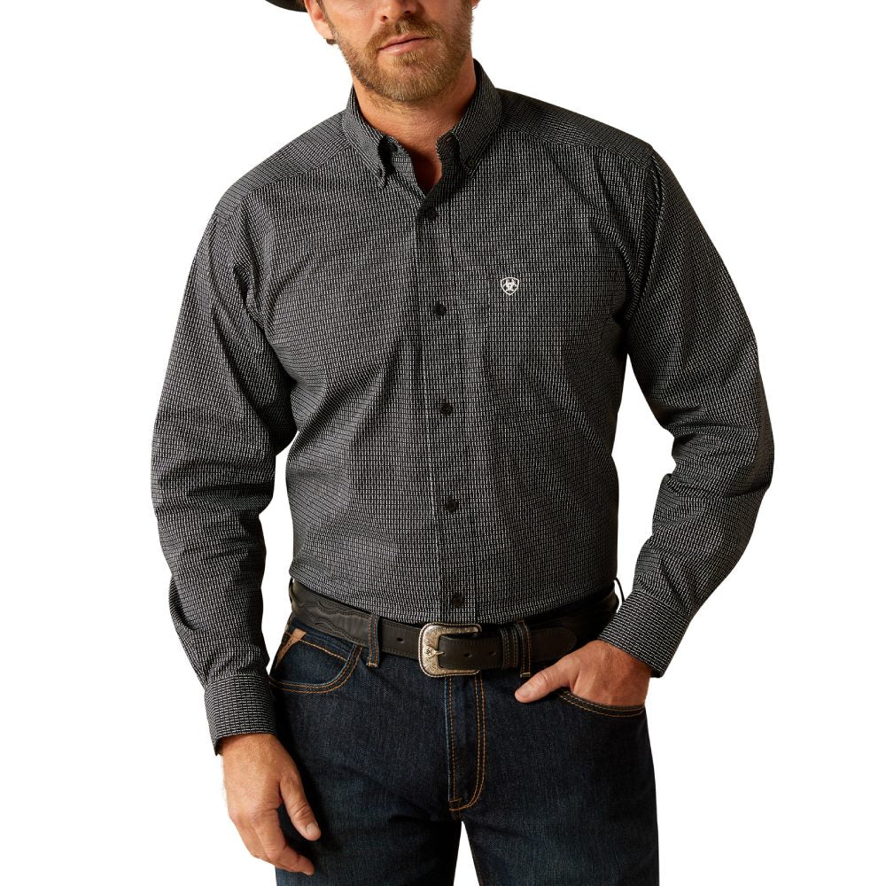 Ariat Mens Jade Classic Fit Black Shirt