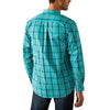 Ariat Mens Jessie Turquoise Plaid Shirt