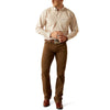 Ariat Mens Johnny Light Brown Shirt