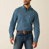 Ariat Mens Jordi Fitted Shirt Poseidon - 10071600