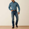 Ariat Mens Jordi Fitted Shirt Poseidon - 10071600