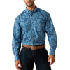 Ariat Mens Jorge Classic Fit Shirt Poseidon Paisley - 10071037
