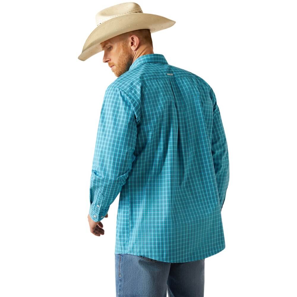 Ariat Mens Journey Turquoise Shirt