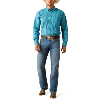 Ariat Mens Journey Turquoise Shirt