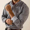 Ariat Mens Langston Classic Fit Shirt Black Plaid - 10071755
