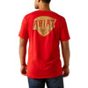 Ariat Mens Leather Shield Logo Graphic T-Shirt