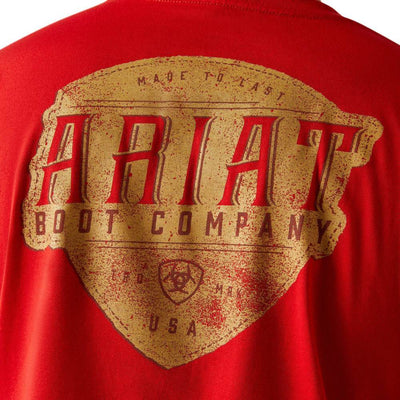 Ariat Mens Leather Shield Logo Graphic T-Shirt