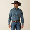 Ariat Mens Lex Button-Down Western Shirt Blue - 10080652