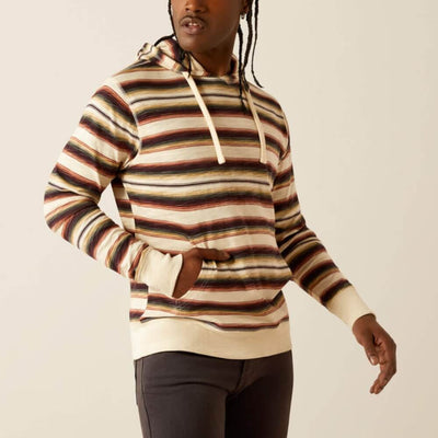 Ariat Mens Lightweight Retro Hoodie Cream - 10054896