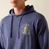 Ariat Mens Lightweight Retro Hoodie Nightshadow - 10071471