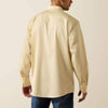Ariat Mens Lightweight Twill Classic Fit Snap Shirt Creme Brulee - 10071235