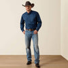 Ariat Mens Lightweight Twill Classic Fit Snap Shirt Key Largo - 10073614