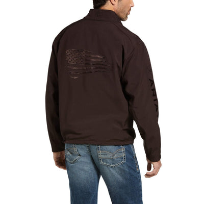 Ariat Mens Logo 2.0 Patriot Coffee bean Jacket
