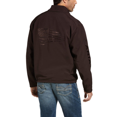 Ariat Mens Logo 2.0 Patriot Coffee bean Jacket - 10033519