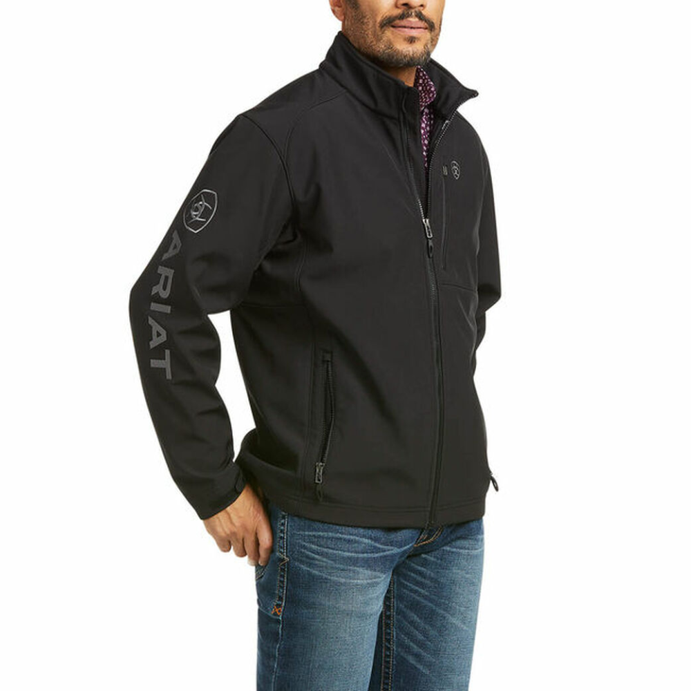 Ariat Mens Logo 2.0 Patriot Softshell Black Jacket - 10037439