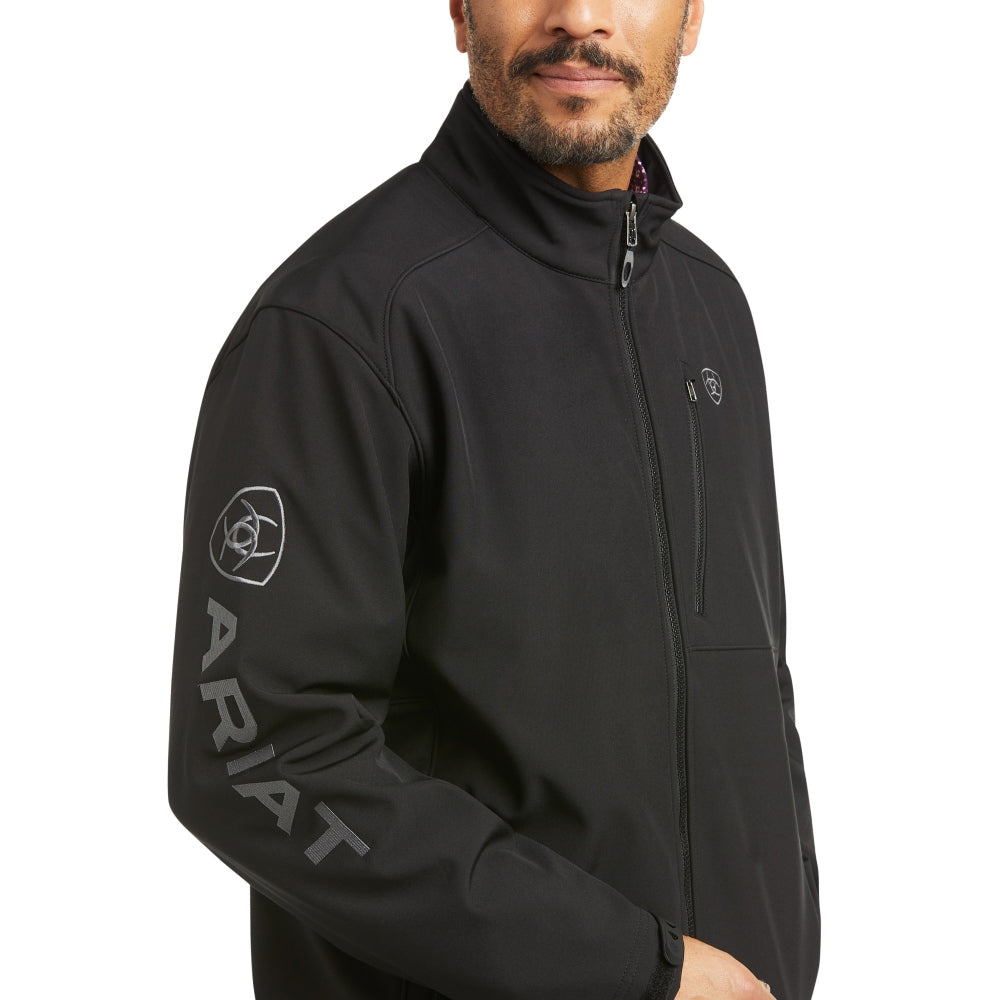 Ariat Mens Logo 2.0 Patriot Softshell Black Jacket - 10037439