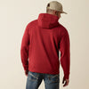 Ariat Mens Logo Hoodie Brick Red - 10080737
