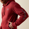 Ariat Mens Logo Hoodie Brick Red - 10080737